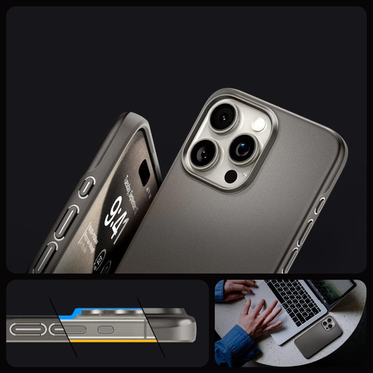 Spigen Thin Fit Crystal Custodia Trasparente Per Xiaomi Redmi Note 5 (2018) – Cover Sottile Con Pulsanti Aperti