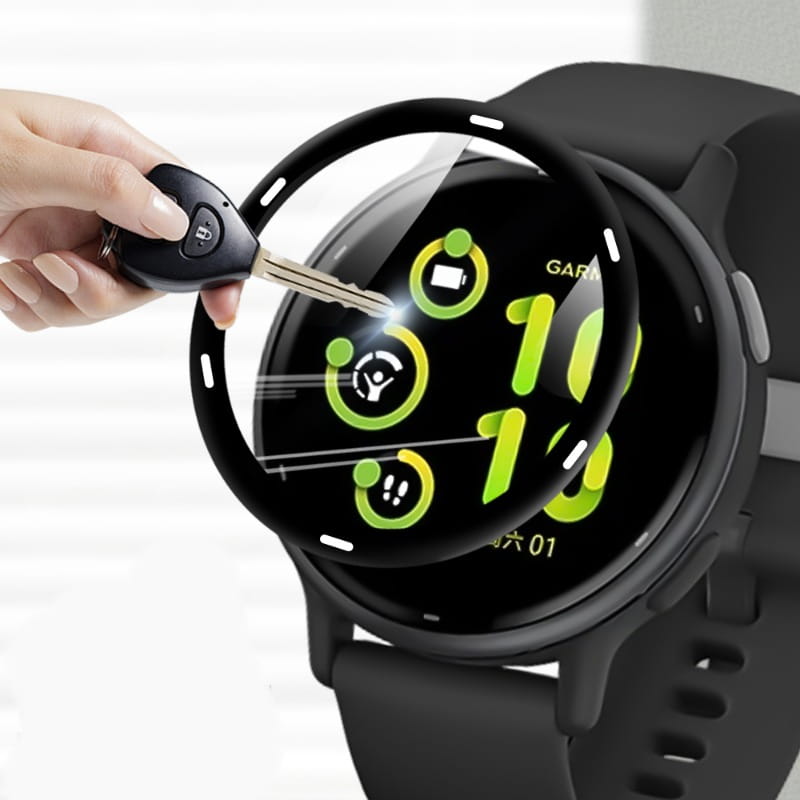 [Lot De 4] Films Protection écran Garmin Vivoactive 5 - TPU Souple HD - Anti-traces - 3D Incurvé