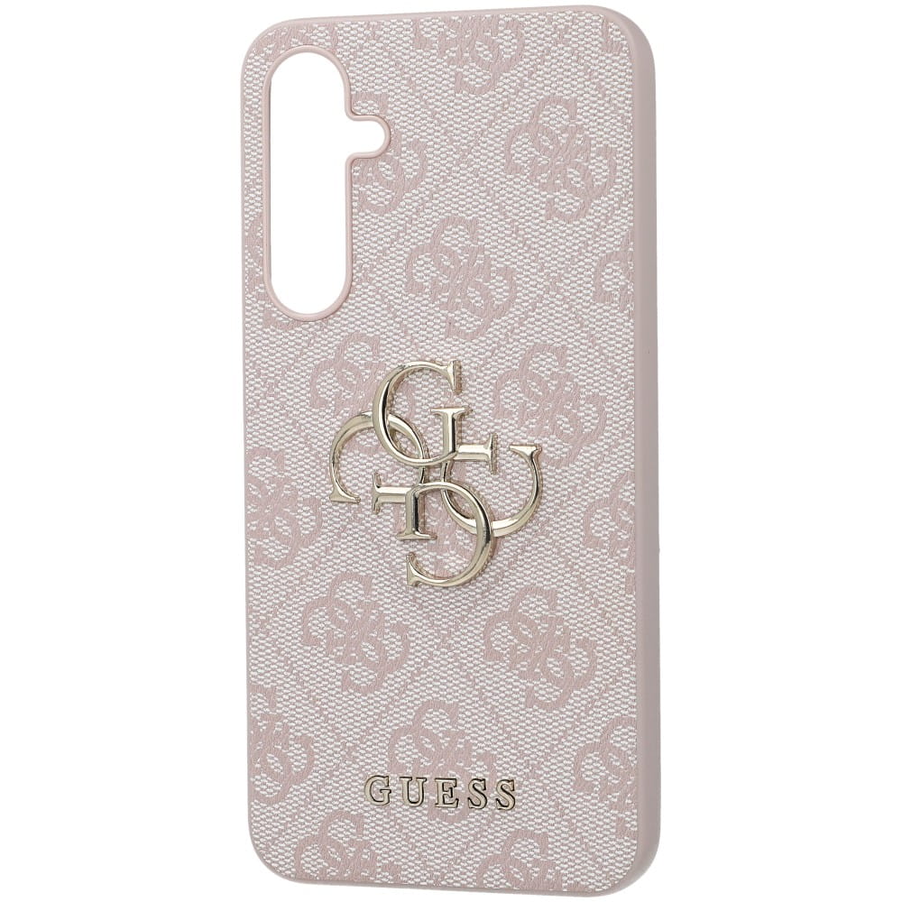 Guess Coque de Protection pour iPhone 13 Pro Max 6,7`` avec Logo 4G Big Metal Gris - GUHCP13X4GMGGR - Téléphonie