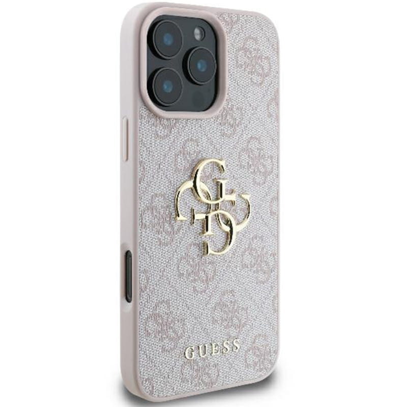 CG Mobile Guess GUHCP16L4GMGPI - Cover Rigida Per IPhone 16 Pro (6,3") Con Logo Guess – Colore Rosa, Stile Elegante E Protezione Antiurto - 4