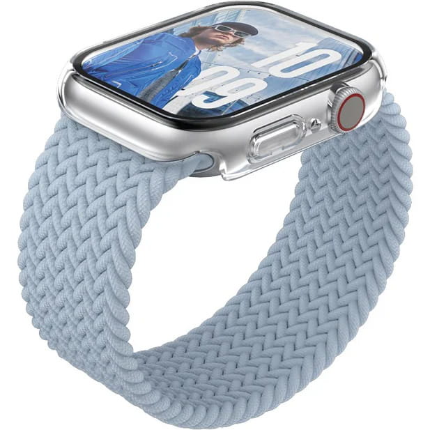 Etui z osłoną ekranu PanzerGlass Snappie Full Body Slim do Apple Watch 11 / 10 (46 mm), przezroczyste