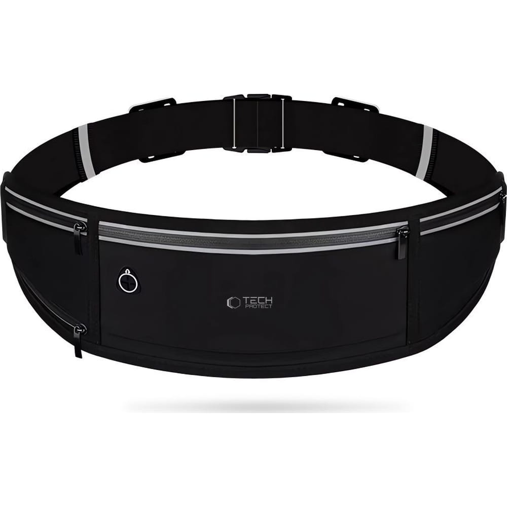 Nerka / saszetka na telefon/klucze/portfel, Tech-Protect M3 Universal Sport Waist Bag, czarna