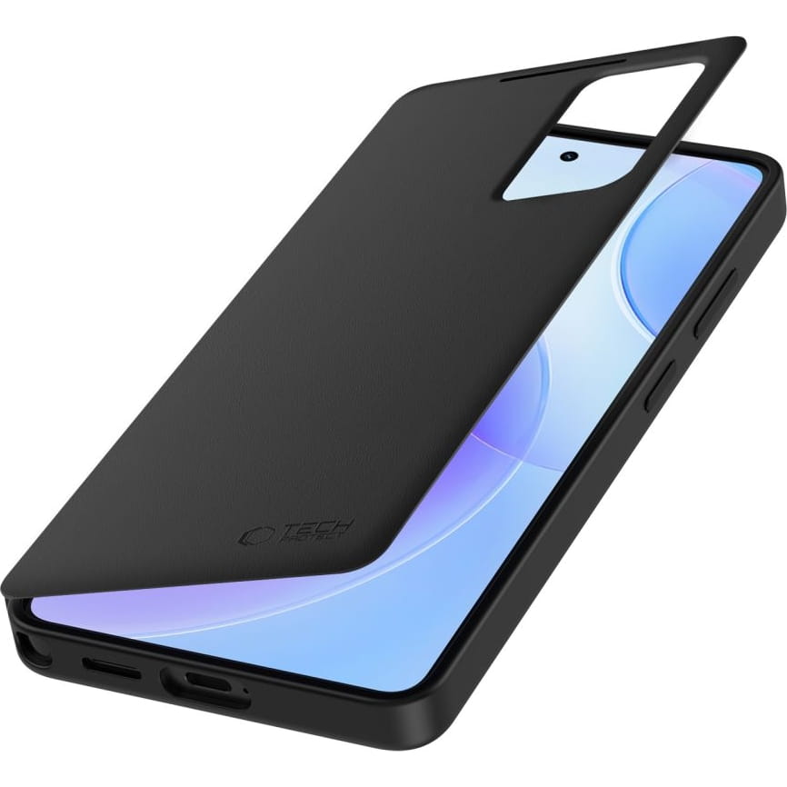 Etui z klapką Tech-Protect Smart Wallet dla Galaxy S26 Ultra, Matte Black (czarny).