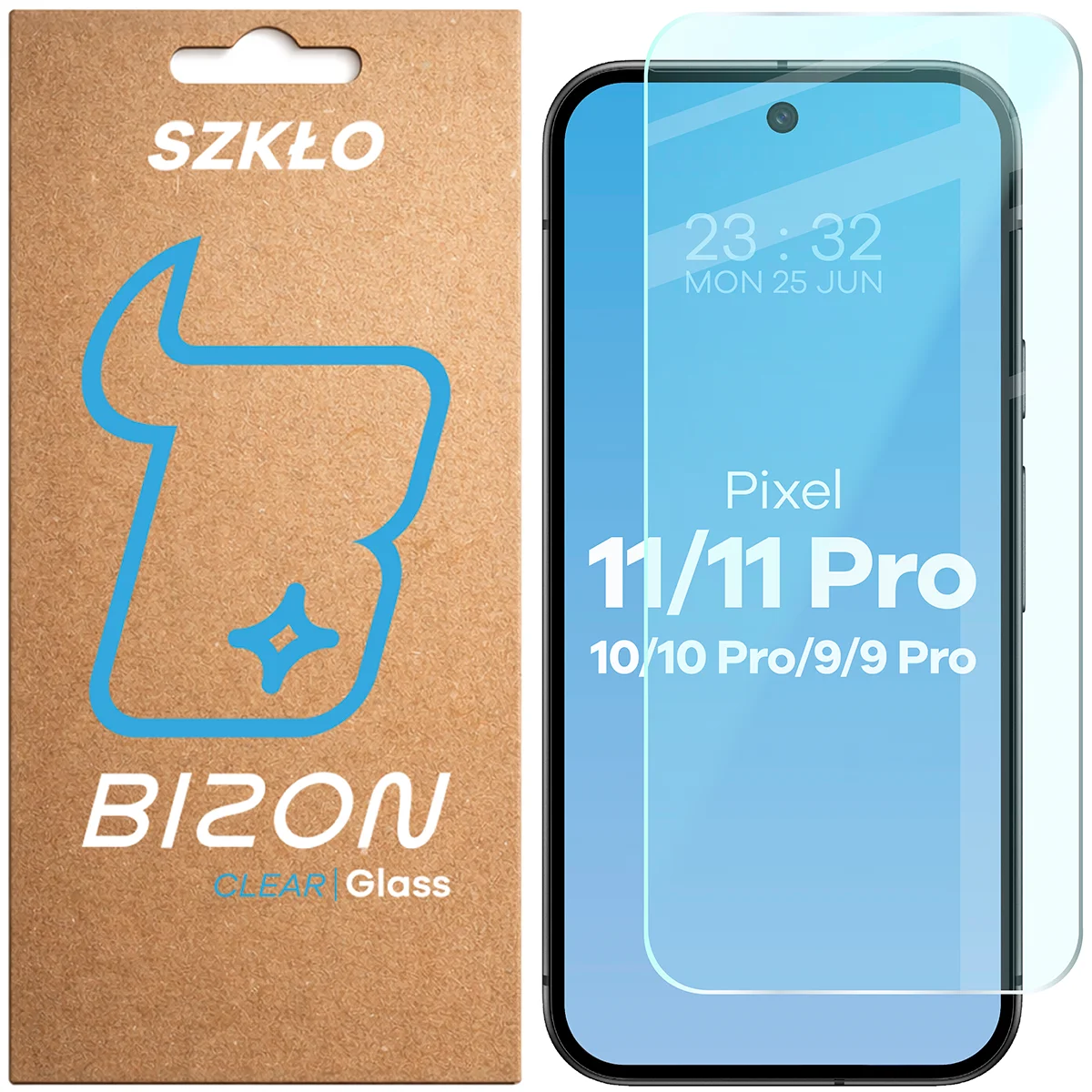 Szkło hartowane Bizon Glass Clear do Google Pixel 11 / 11 Pro / 10 / 10 Pro / 9 / 9 Pro