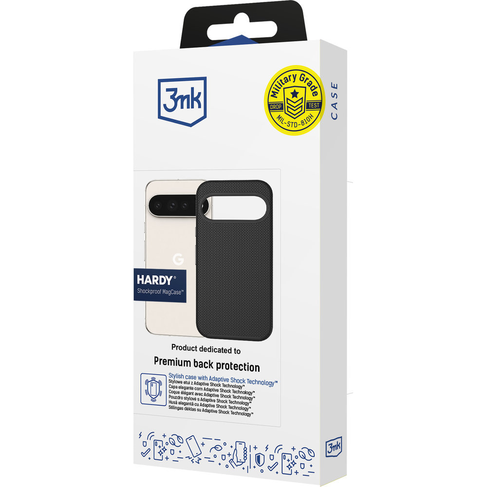 Etui 3mk Hardy Shockproof MagCase do MagSafe do Google Pixel 11 Pro XL, Black (czarny)
