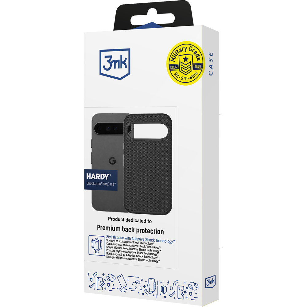 Etui 3mk Hardy Shockproof MagCase do MagSafe do Google Pixel 11, Black (czarny)