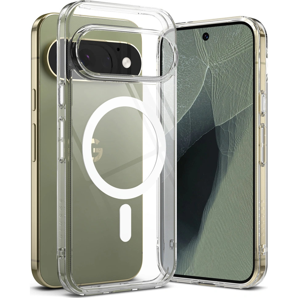 Etui Ringke Fusion Magnetic do MagSafe do Google Pixel 11 Pro, Clear (przezroczysto-białe)