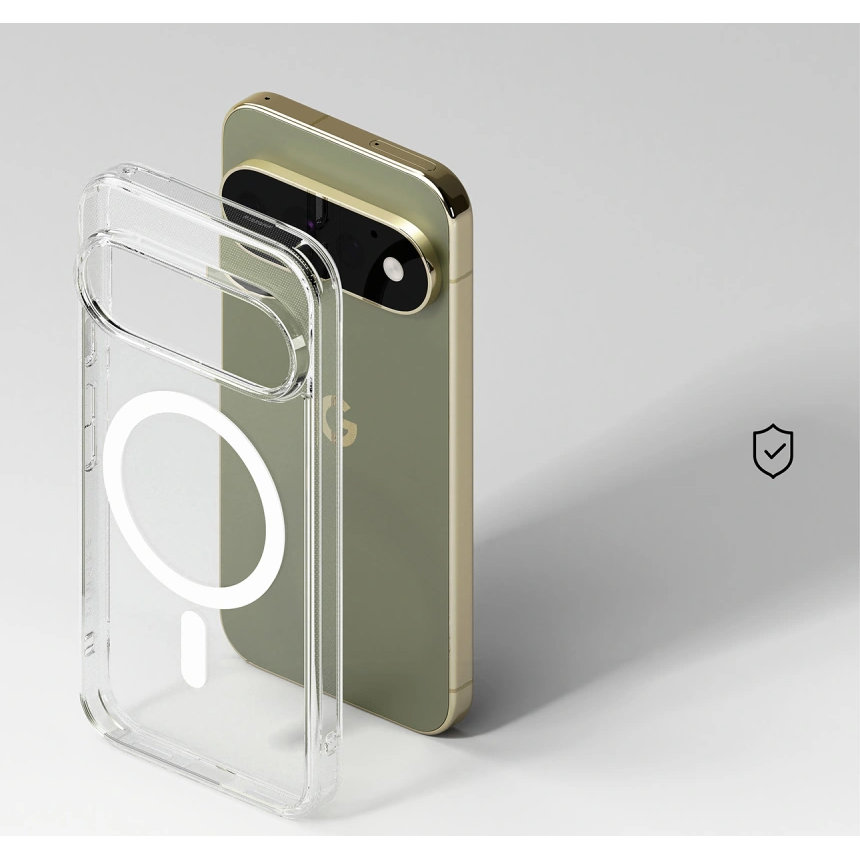 Etui Ringke Fusion Magnetic do MagSafe do Google Pixel 11 Pro, Clear (przezroczysto-białe)