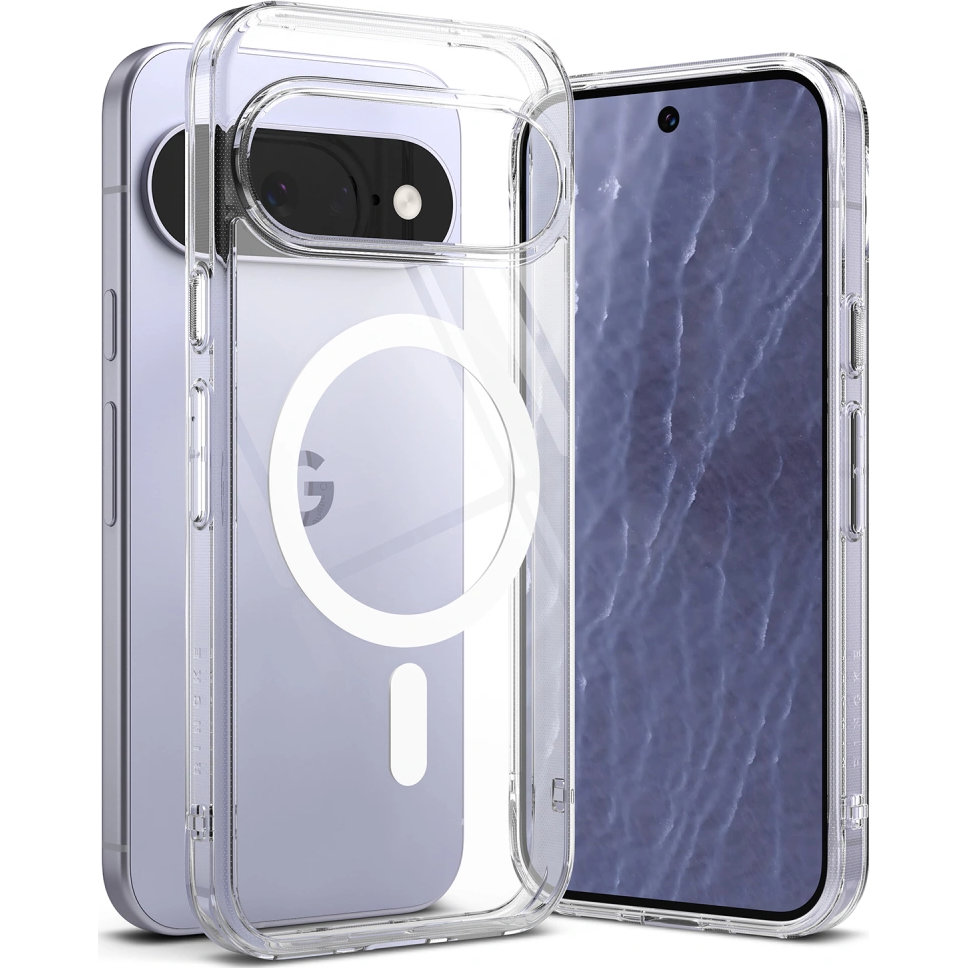 Etui Ringke Fusion Magnetic do MagSafe do Google Pixel 11, Clear (przezroczysto-białe)