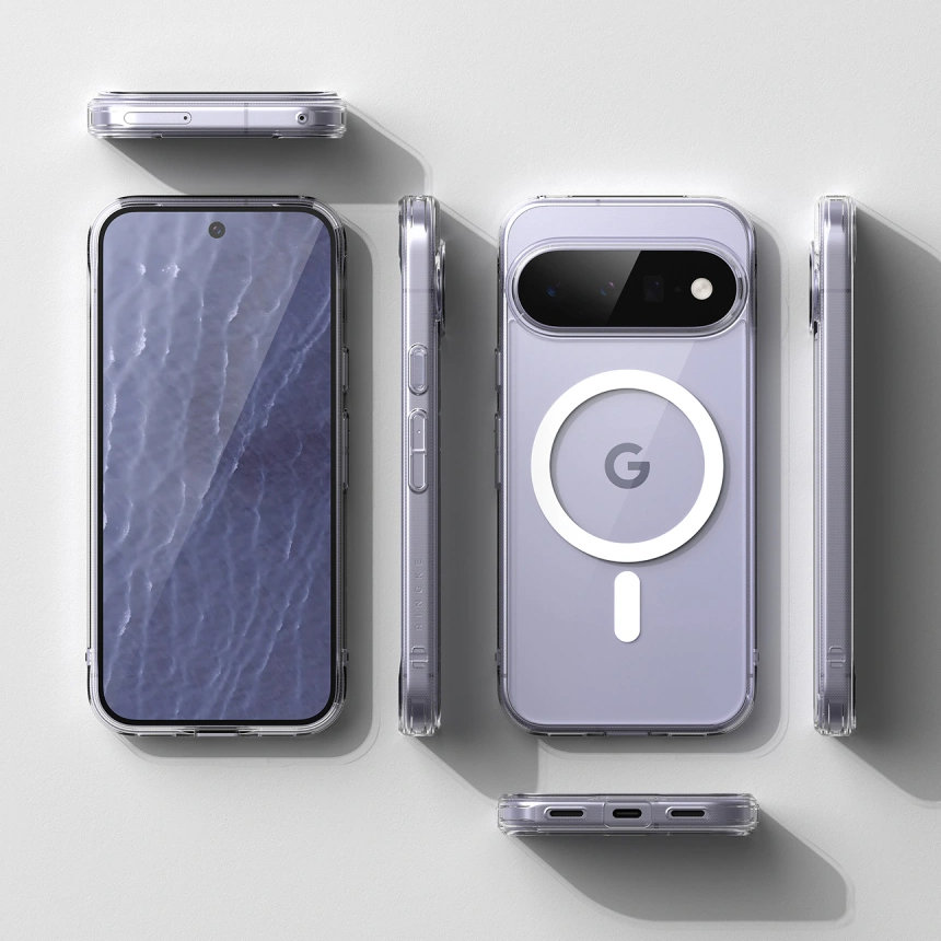 Etui Ringke Fusion Magnetic do MagSafe do Google Pixel 11, Clear (przezroczysto-białe)
