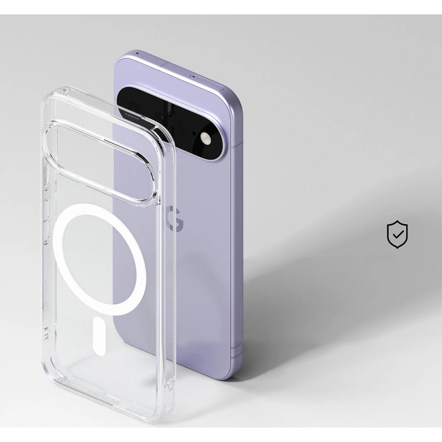 Etui Ringke Fusion Magnetic do MagSafe do Google Pixel 11, Clear (przezroczysto-białe)