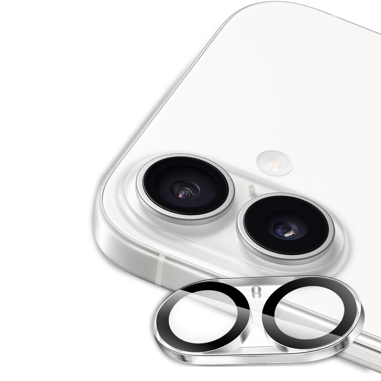 Szkło ochronne na aparat Whitestone Dome CLenZ Camera Protector do iPhone 16 / Plus