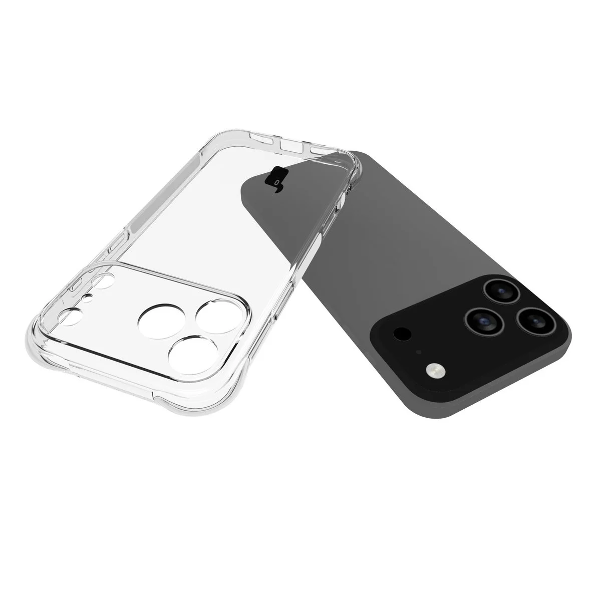 Dedykowane wycięcia i podwyższone krawędzie aparatu w etui Bizon Case Salpa do iPhone 18 Pro Max / 17 Pro Max