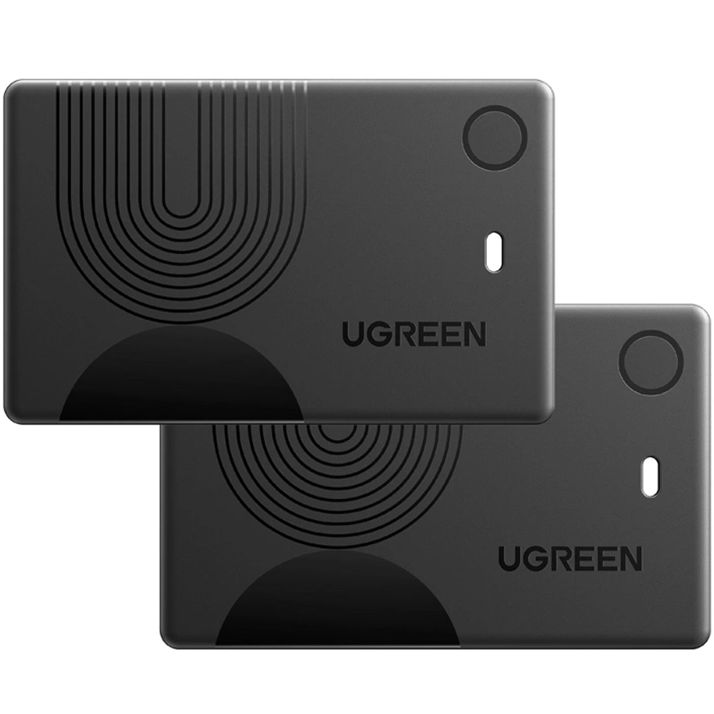 Lokalizator Ugreen Finder Slim 2 CM920 do Apple Find My, IP68, 2 szt, czarny