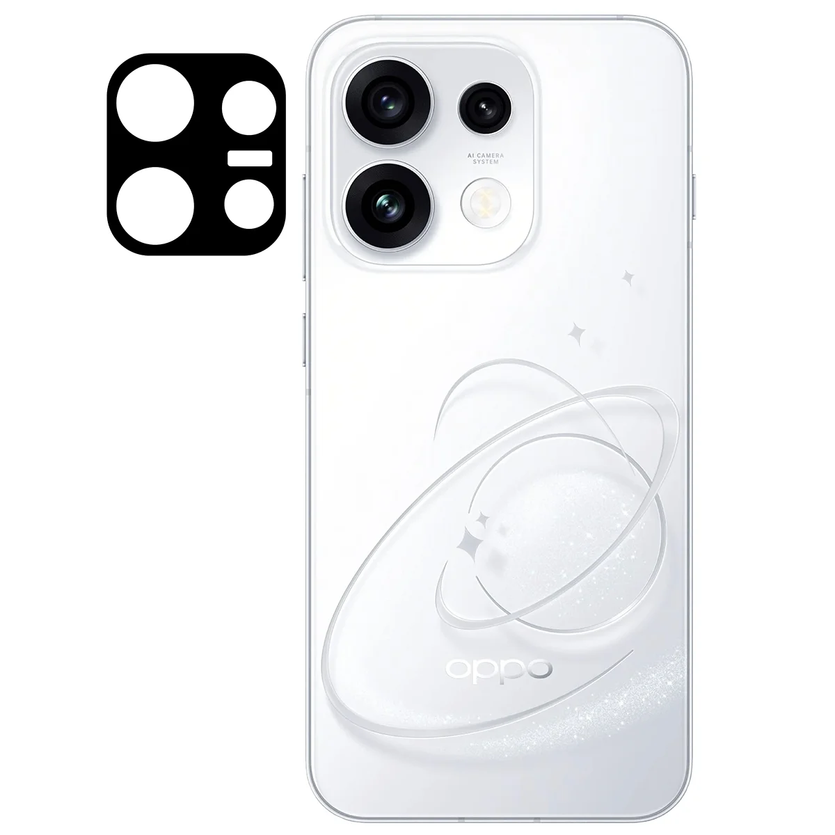 Szkło na aparat Bizon Glass Lens do OPPO Reno16 F, OPPO Reno16 FS