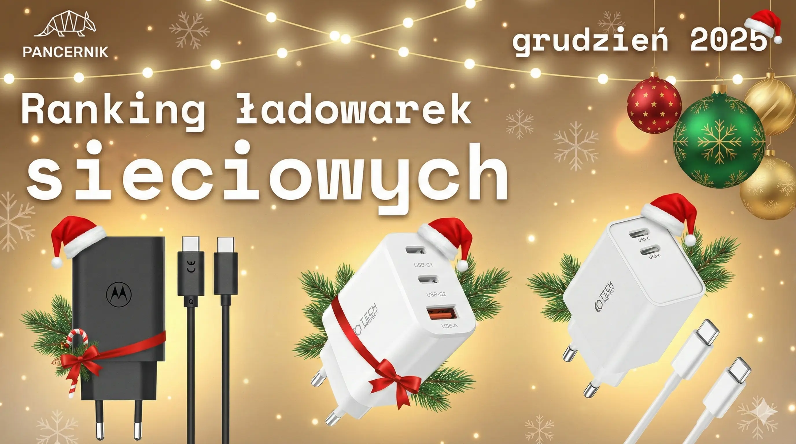 Ranking ładowarek sieciowych – grudzień 2025